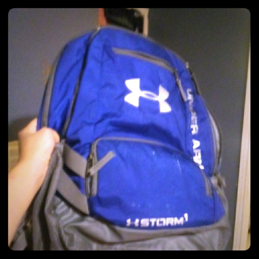 Blue under armour backpack